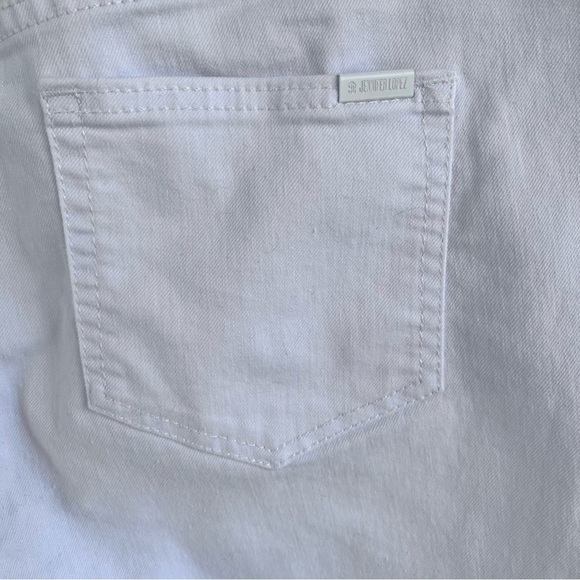 Sexy Jennifer Lopez White Lace Up White Mid-Rise 5 Pocket Jeans Women’s Plus … - Picture 7 of 10